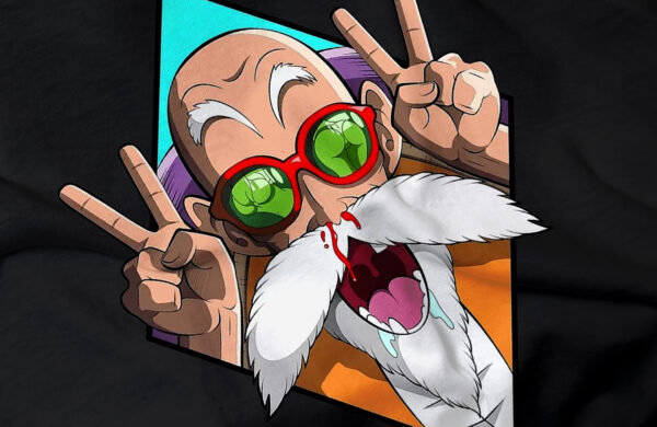 GENIALNY ŻÓŁW - męska koszulka z nadrukiem dragon ball