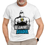 NIESAMOWITY DZIADEK - koszulka męska z nadrukiem na dzień dziadka. Prezent dla dziadka.