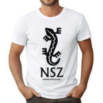 NSZ NARODOWE SIŁY ZBROJNE - koszulka męska z patriotycznym nadrukiem.