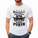 KIEROWCA CIĘŻARÓWKI DIESEL POWER - męska koszulka z nadrukiem dla mechanika