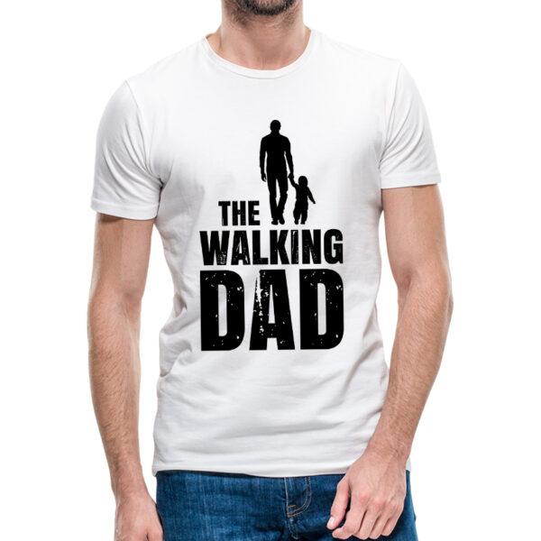 THE WALKING DAD - koszulka męska z nadrukiem na dzień ojca. Prezent dla Taty.