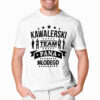KAWALERSKI TEAM PANA MŁODEGO - koszulka męska z nadrukiem na wieczór kawalerski. Prezent dla Pana Młodego. Koszulki dla ekipy Pana Młodego