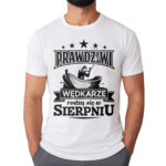 Koszulka dla wędkarza z nadrukiem na ryby dla męża faceta chłopaka męska