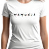 MAMUSIA - koszulka damska z nadrukiem. Prezent na dzień mamy, urodziny, święta walentynki dzień kobiet.