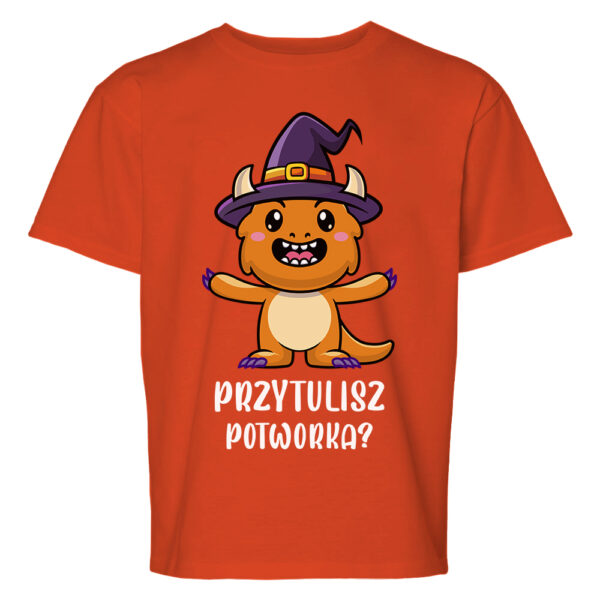 PRZYTULISZ POTWORKA - Koszulka dziecięca na Halloween.
