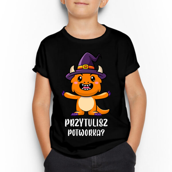 PRZYTULISZ POTWORKA- Koszulka dziecięca na Halloween.
