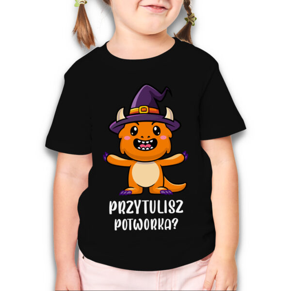 PRZYTULISZ POTWORKA - Koszulka dziecięca na Halloween.