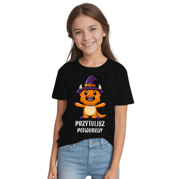 PRZYTULISZ POTWORKA - Koszulka dziecięca na Halloween.
