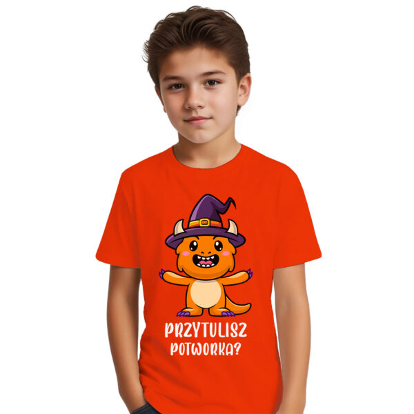 PRZYTULISZ POTWORKA - Koszulka dziecięca na Halloween.