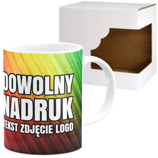 KUBEK Z WŁASNYM NADRUKIEM. DOWOLNE ZDJĘCIE, GRAFIKA, TEKST, LOGO