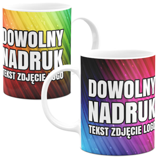 KUBEK Z WŁASNYM NADRUKIEM. DOWOLNE ZDJĘCIE, GRAFIKA, TEKST, LOGO