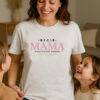 BYCIE MAMĄ AKCJA DRAMAT KOMEDIA - Koszulka damska z nadrukiem. Prezent na dzień mamy, urodziny, święta walentynki dzień kobiet.