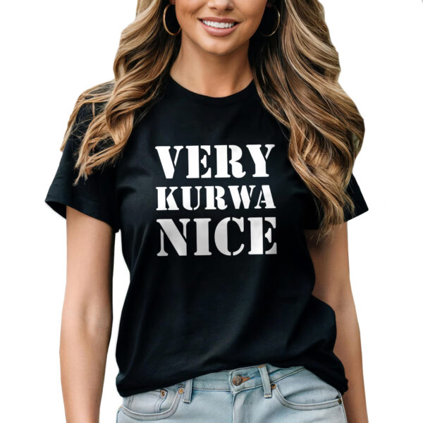 KOSZULKA DAMSKA VERY KURWA NICE TIK TOK MEMY ŚMIESZNA ZABAWNA PREZENT