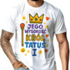 Koszulka z nadrukiem „Jego Wysokość Król Tatuś I” – królowski prezent na Dzień Ojca