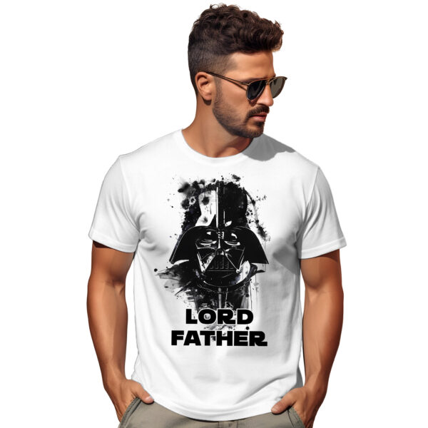 Koszulka „Lord Father” z grafiką inspirowaną Darth Vaderem – prezent dla taty