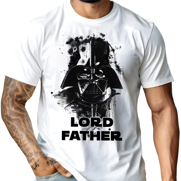 Koszulka „Lord Father” z grafiką inspirowaną Darth Vaderem – prezent dla taty
