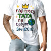 Koszulka „Najlepszy tata na całym świecie” w stylu rysunku dziecka – idealny prezent na Dzień Ojca