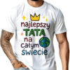 Koszulka „Najlepszy tata na całym świecie” w stylu rysunku dziecka – idealny prezent na Dzień Ojca