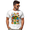 Koszulka „SUPER TATA” w stylu Mario Bros – retro prezent dla taty‑gracza