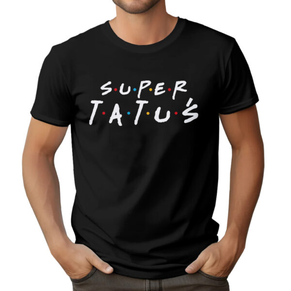Koszulka „SUPER TATUŚ” z logo w stylu Friends – prezent dla taty