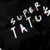 Koszulka „SUPER TATUŚ” z logo w stylu Friends – prezent dla taty